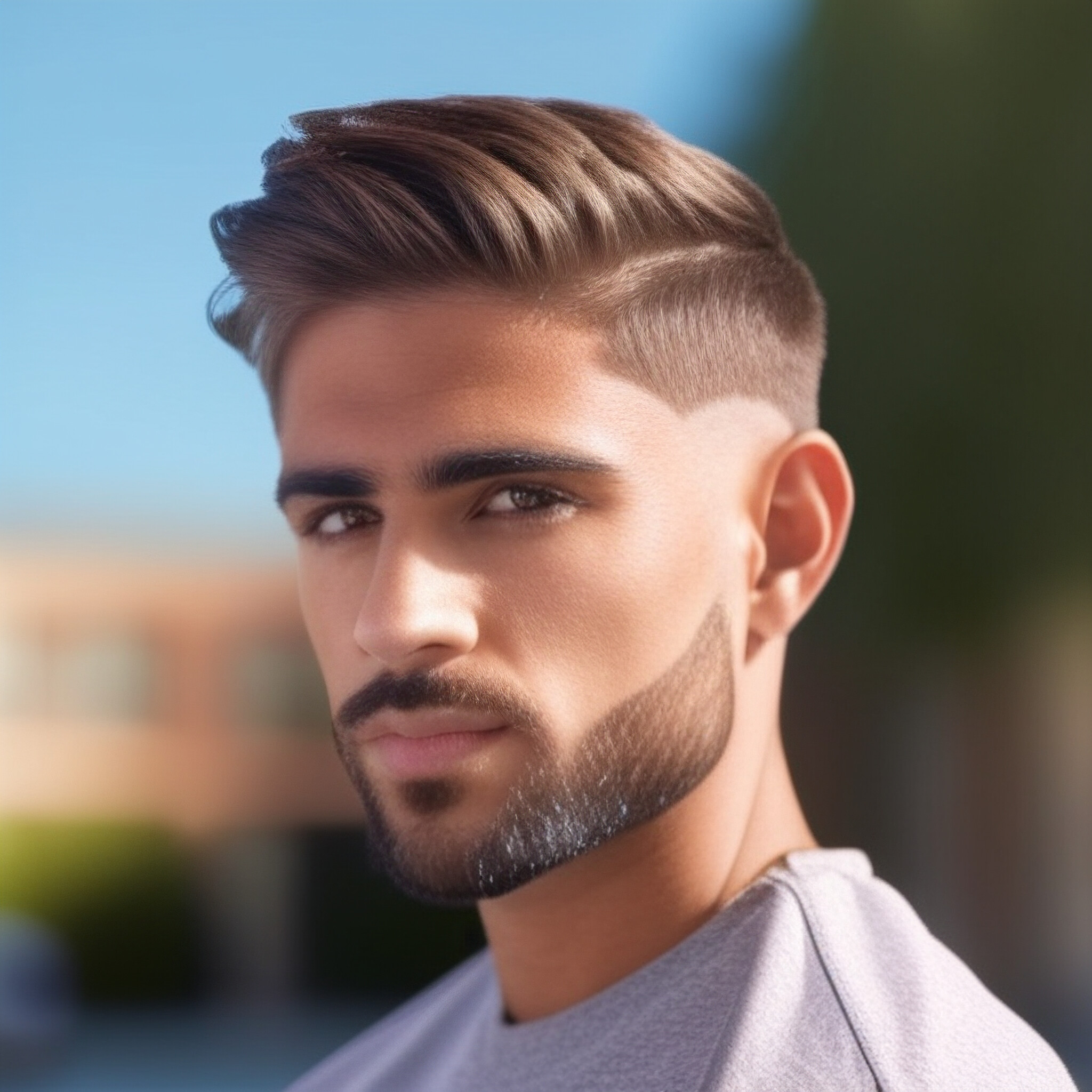 Get ready to be inspired by this stunning low fade hairstyle! This young man's haircut is the perfect example of how to pull off this versatile style. With its seamless transition from short to long lengths, this look is both stylish and easy to maintain.